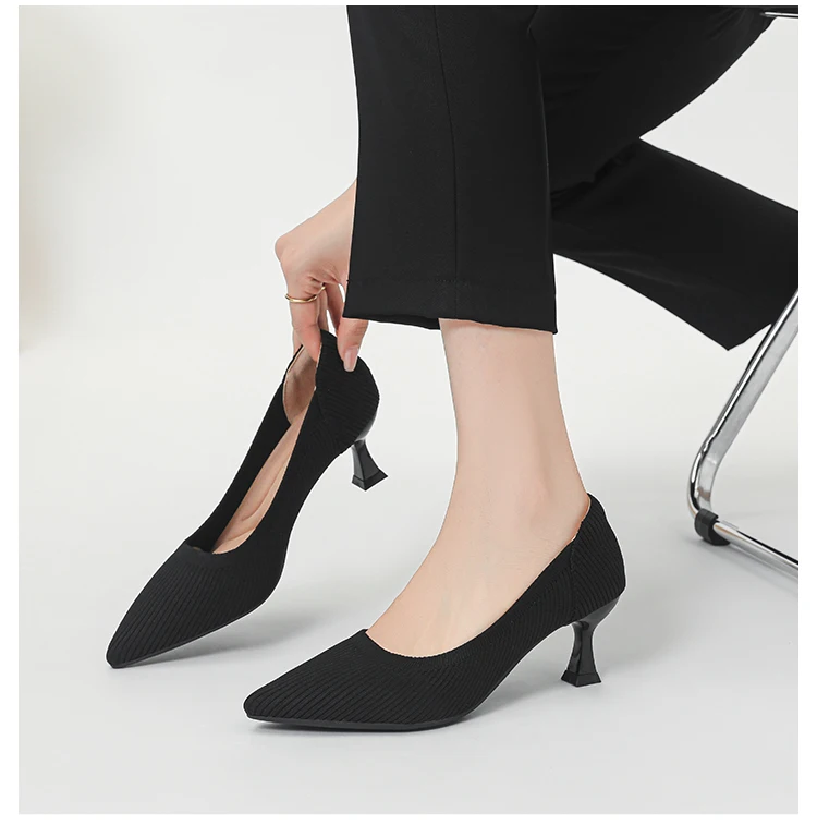 Tacones altos para mujer Patrón de moda Zapatos transpirables cómodos | Zapatos y calzado · Omeda.es - Imagen 7