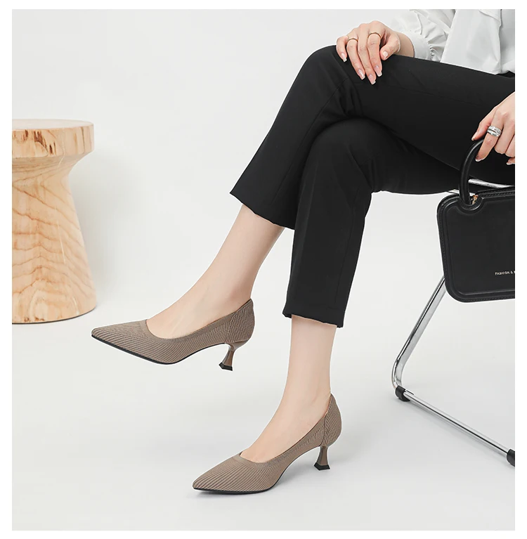 Tacones altos para mujer Patrón de moda Zapatos transpirables cómodos | Zapatos y calzado · Omeda.es - Imagen 9