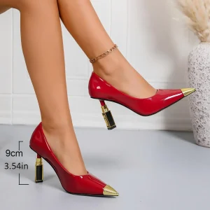 Tacones altos rojos para mujer 2025, novedad de verano, sandalias | Zapatos y calzado · Omeda.es