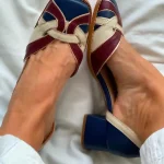 Tacones de bloque Sandalias transparentes Zapatos de mujer de moda | Zapatos y calzado · Omeda.es