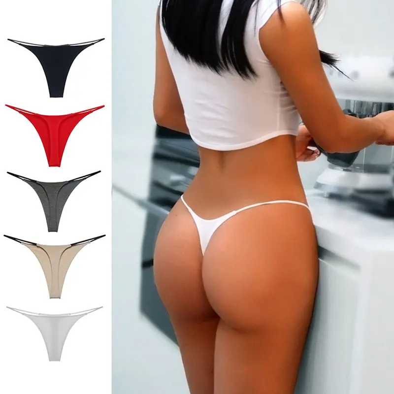 Tanga con parte trasera en T para mujer, bragas delgadas sin | Ropa de mujer · Omeda.es - Imagen 2