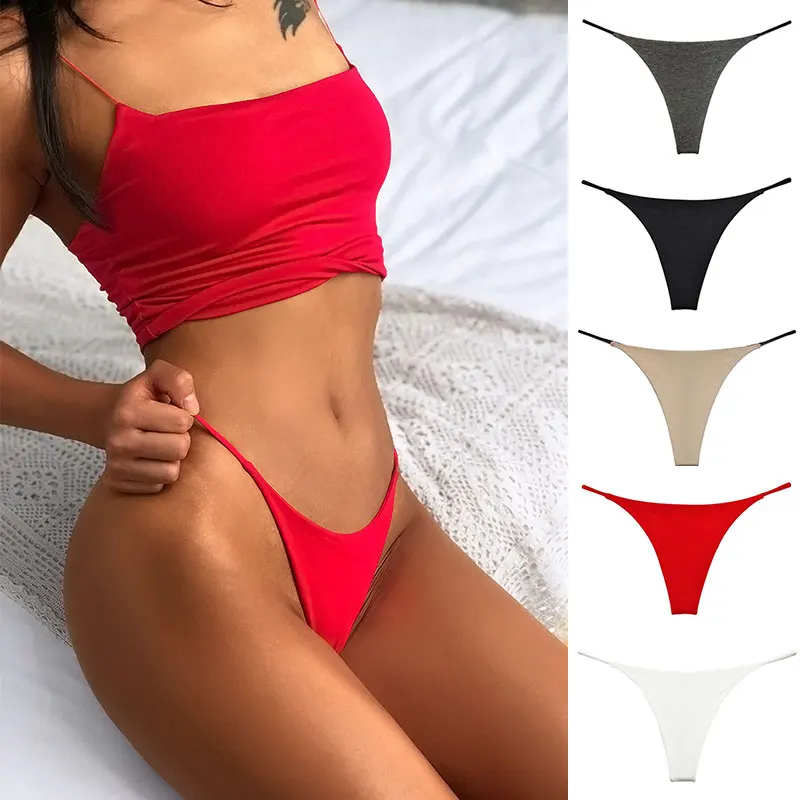 Tanga con parte trasera en T para mujer, bragas delgadas sin | Ropa de mujer · Omeda.es - Imagen 5
