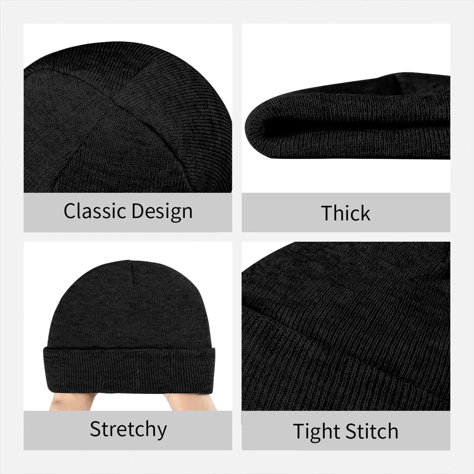 Terrifier Beanie Hats Bonnet Hats Hombres Mujeres Cool Hippie Knit | Accesorios de moda · Omeda.es - Imagen 6