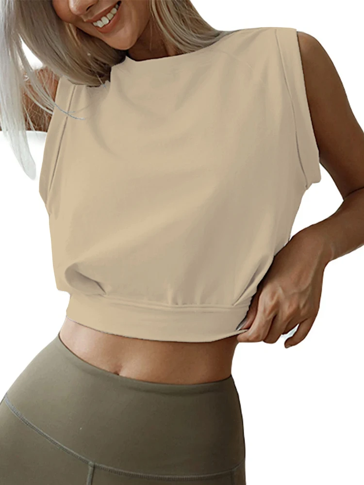 Top corto de algodón para mujer, camisetas bonitas sin mangas para | Ropa de mujer · Omeda.es - Imagen 18