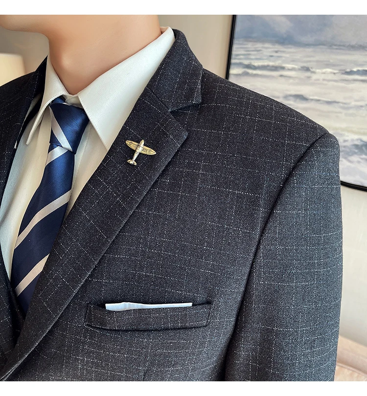 Traje de boda de alta calidad para hombre, negocios de moda, novio | Ropa de hombre · Omeda.es - Imagen 22