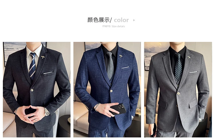 Traje de boda de alta calidad para hombre, negocios de moda, novio | Ropa de hombre · Omeda.es - Imagen 5