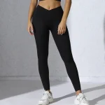 Traje deportivo de gimnasio para mujer, mallas cruzadas de cintura | Ropa de mujer · Omeda.es