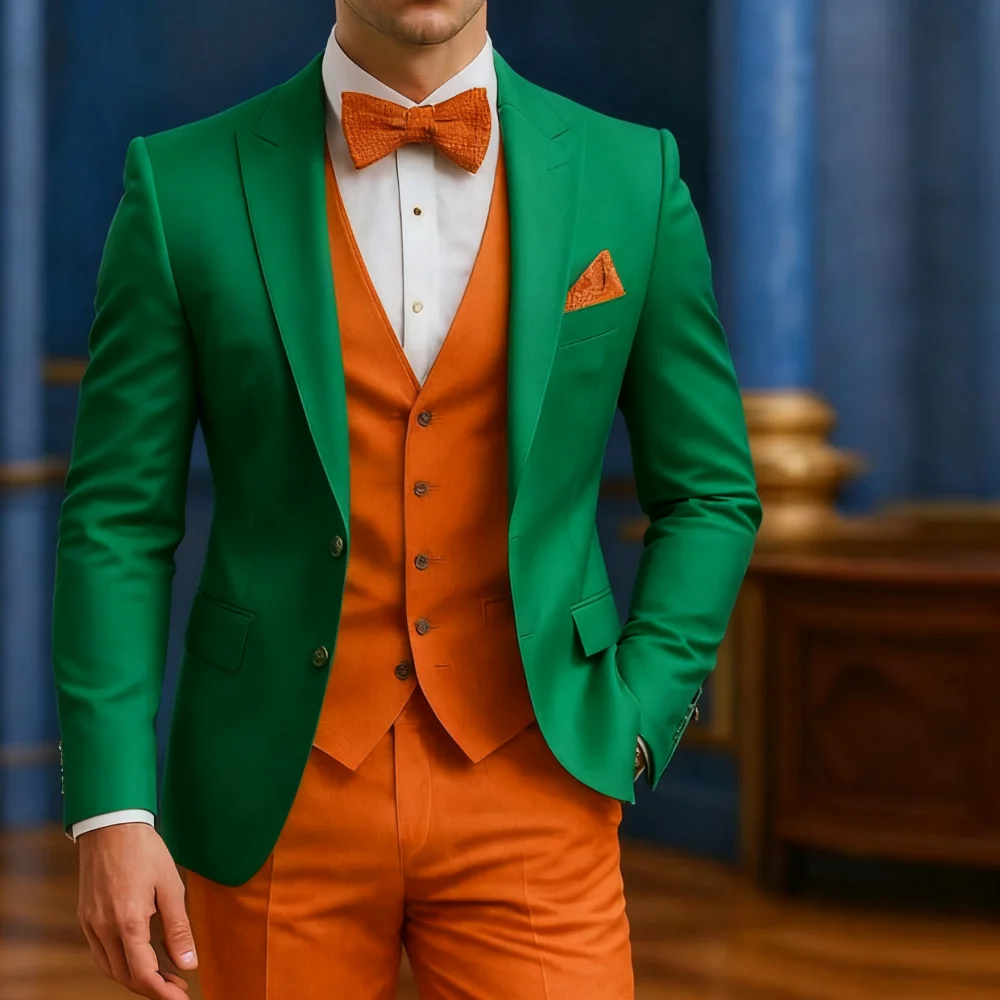 Traje Formal blanco y naranja para hombre, ocasión, boda, padrinos de | Ropa de hombre · Omeda.es - Imagen 8