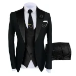 Traje de hombre para boda, conjuntos de 3 piezas, Blazers elegantes, | Ropa de hombre · Omeda.es