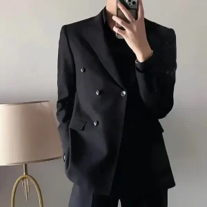 Traje de hombre de sensación de alta gama, chaqueta negra, ropa de | Ropa de hombre · Omeda.es