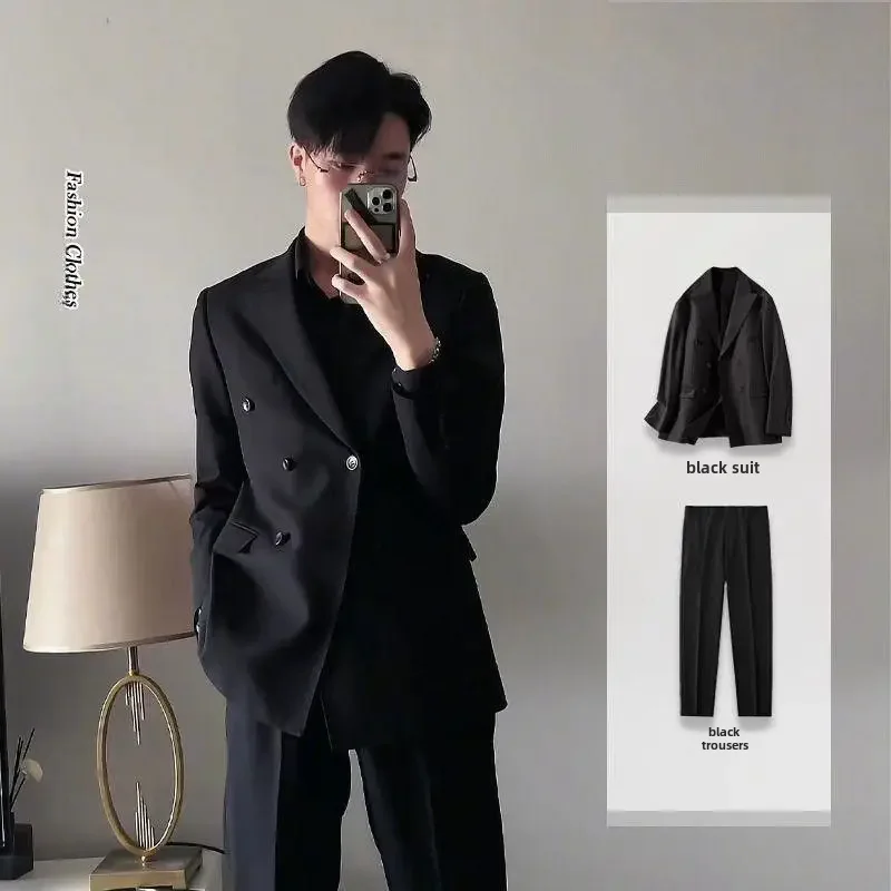 Traje de hombre de sensación de alta gama, chaqueta negra, ropa de | Ropa de hombre · Omeda.es - Imagen 2