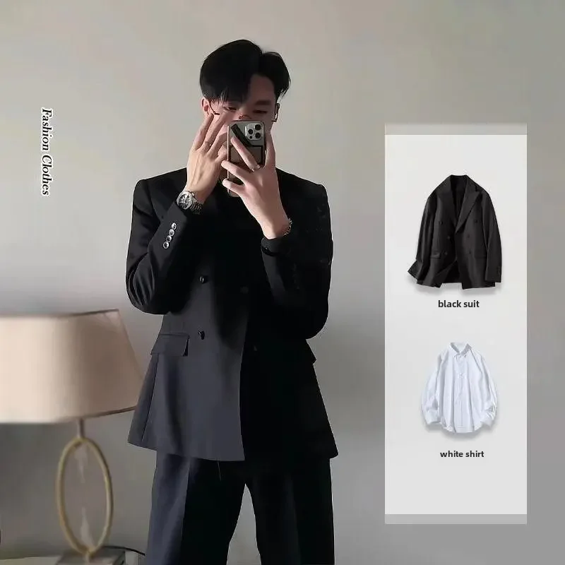 Traje de hombre de sensación de alta gama, chaqueta negra, ropa de | Ropa de hombre · Omeda.es - Imagen 6