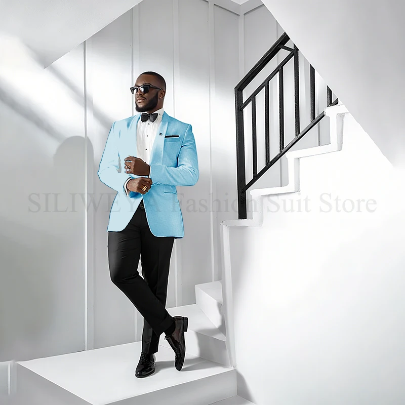 Trajes formales para hombre, chal de boda con solapa, 2 piezas, | Ropa de hombre · Omeda.es - Imagen 19