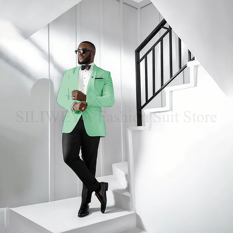 Trajes formales para hombre, chal de boda con solapa, 2 piezas, | Ropa de hombre · Omeda.es - Imagen 21