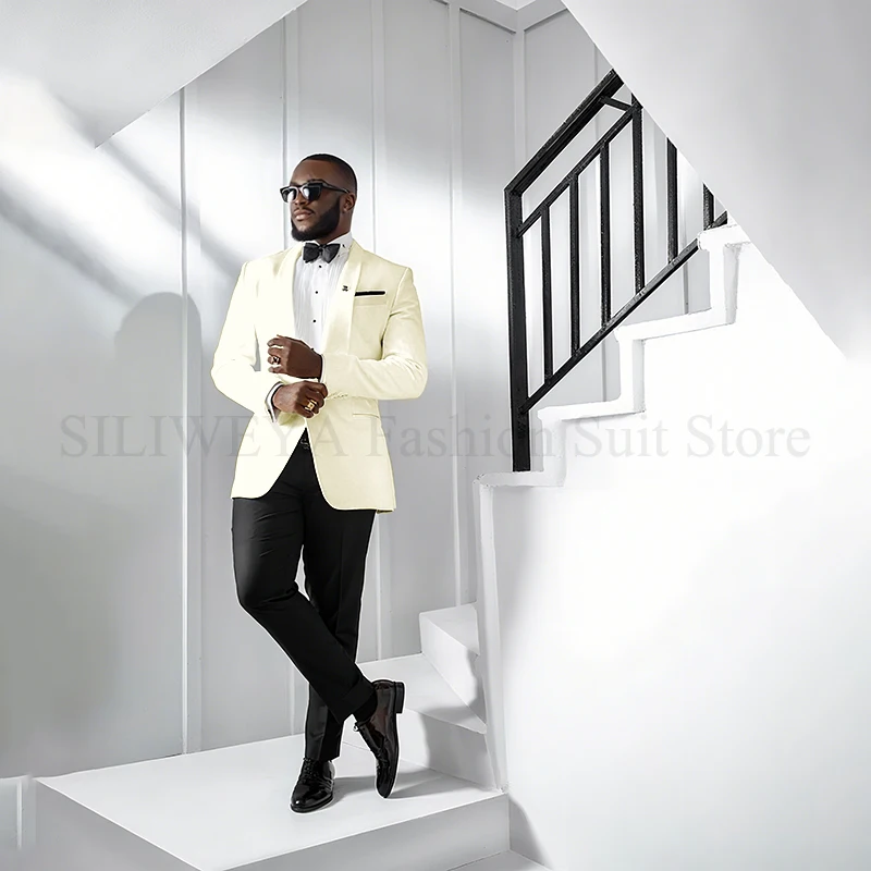 Trajes formales para hombre, chal de boda con solapa, 2 piezas, | Ropa de hombre · Omeda.es - Imagen 22