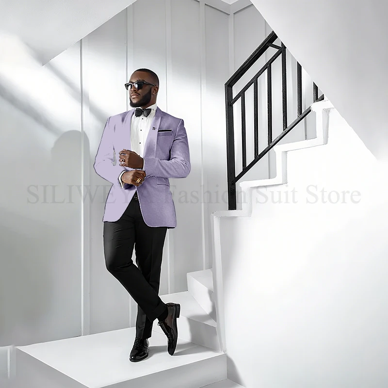 Trajes formales para hombre, chal de boda con solapa, 2 piezas, | Ropa de hombre · Omeda.es - Imagen 25