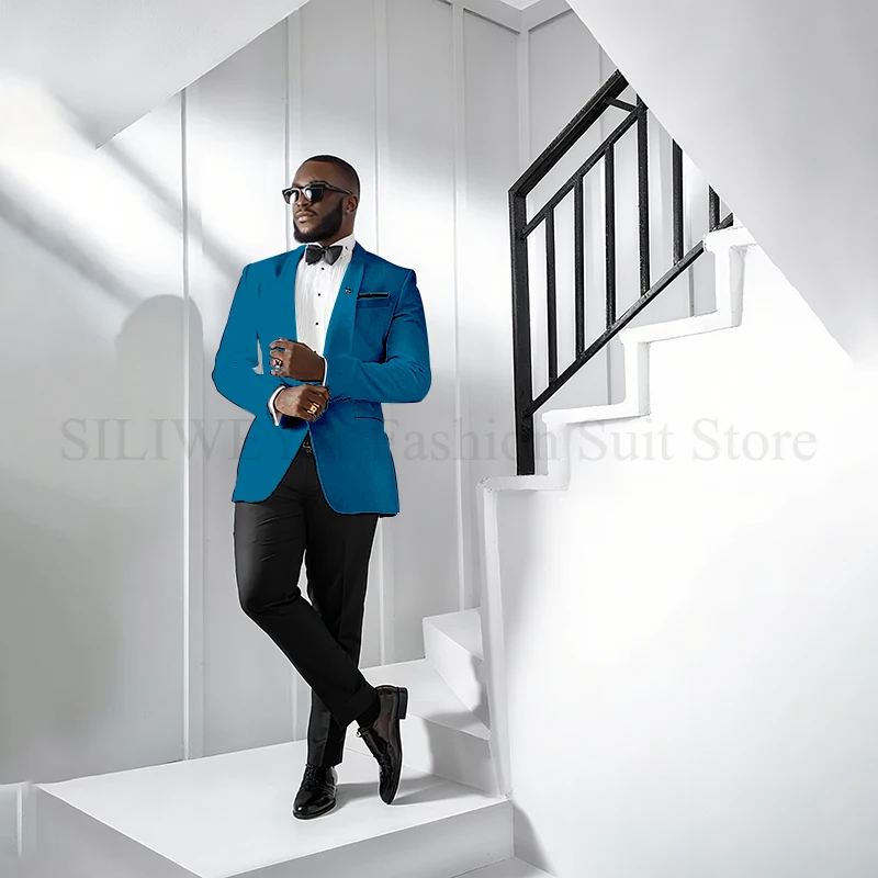 Trajes formales para hombre, chal de boda con solapa, 2 piezas, | Ropa de hombre · Omeda.es - Imagen 27