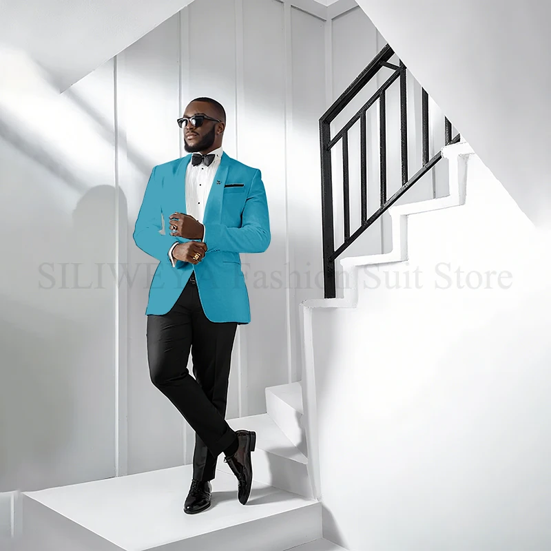 Trajes formales para hombre, chal de boda con solapa, 2 piezas, | Ropa de hombre · Omeda.es - Imagen 28