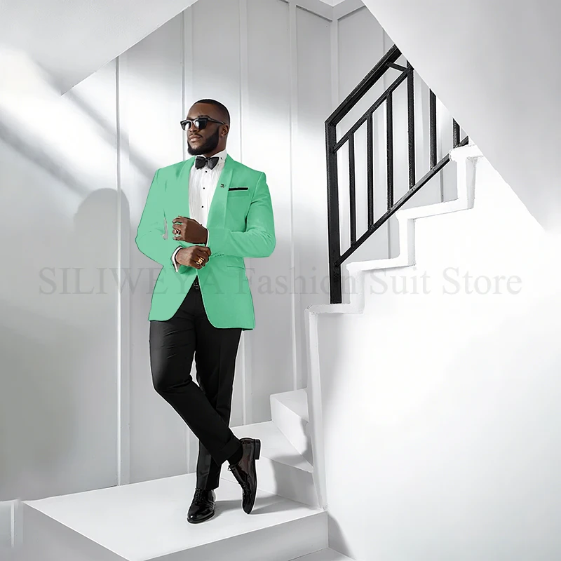 Trajes formales para hombre, chal de boda con solapa, 2 piezas, | Ropa de hombre · Omeda.es - Imagen 29