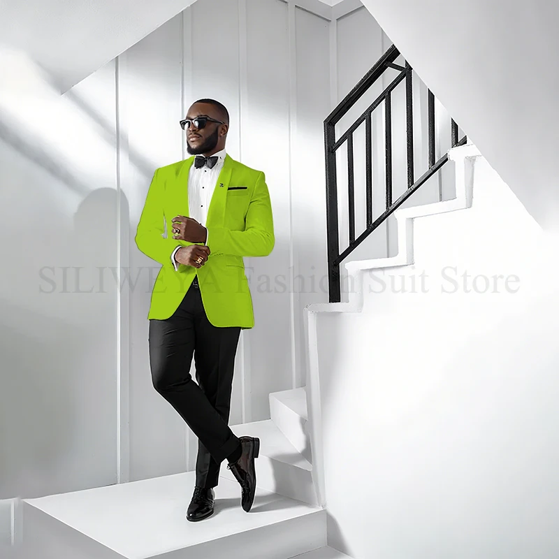 Trajes formales para hombre, chal de boda con solapa, 2 piezas, | Ropa de hombre · Omeda.es - Imagen 33