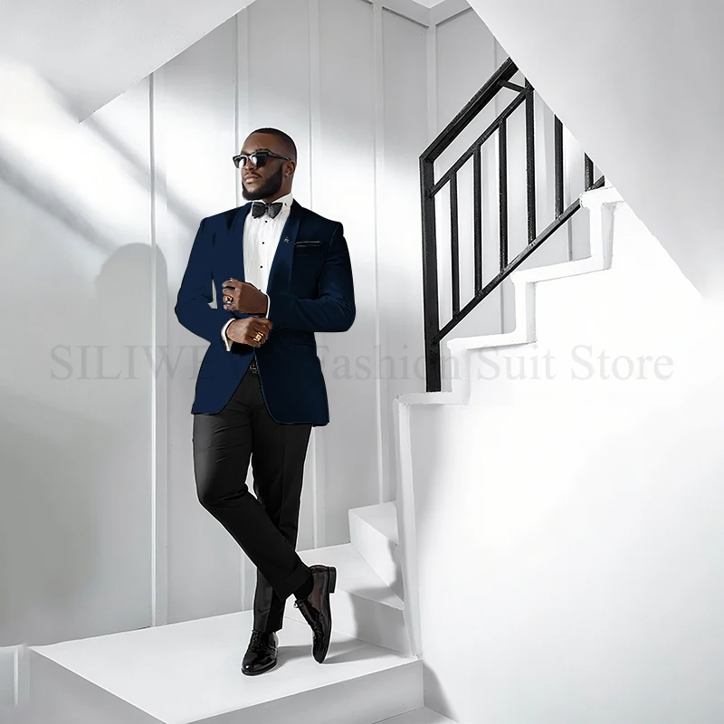 Trajes formales para hombre, chal de boda con solapa, 2 piezas, | Ropa de hombre · Omeda.es - Imagen 41