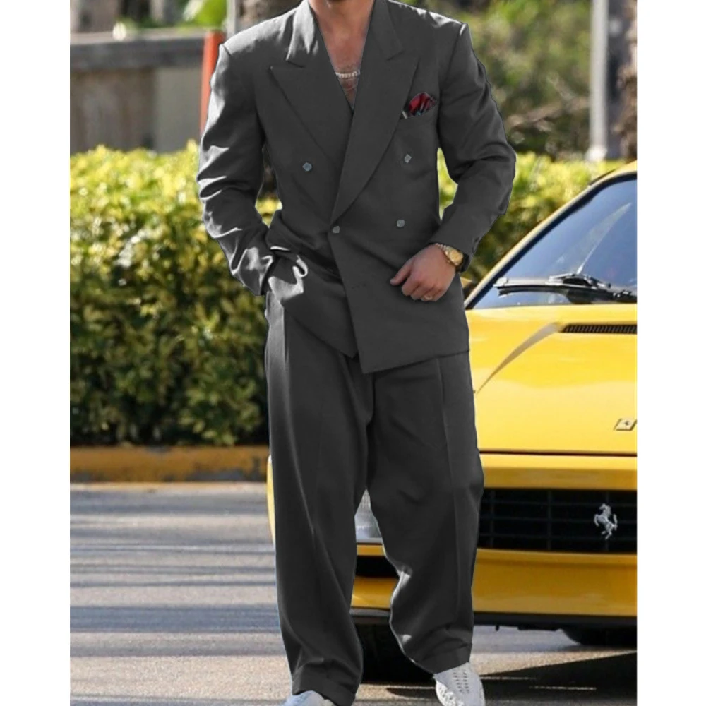Trajes formales para hombre, conjunto de traje de boda de lujo 2023, | Ropa de hombre · Omeda.es - Imagen 15