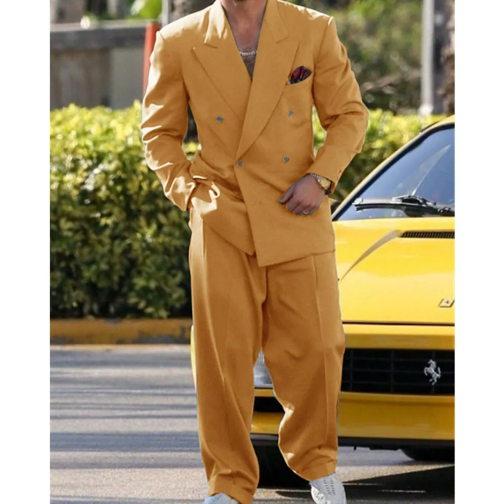 Trajes formales para hombre, conjunto de traje de boda de lujo 2023, | Ropa de hombre · Omeda.es - Imagen 5