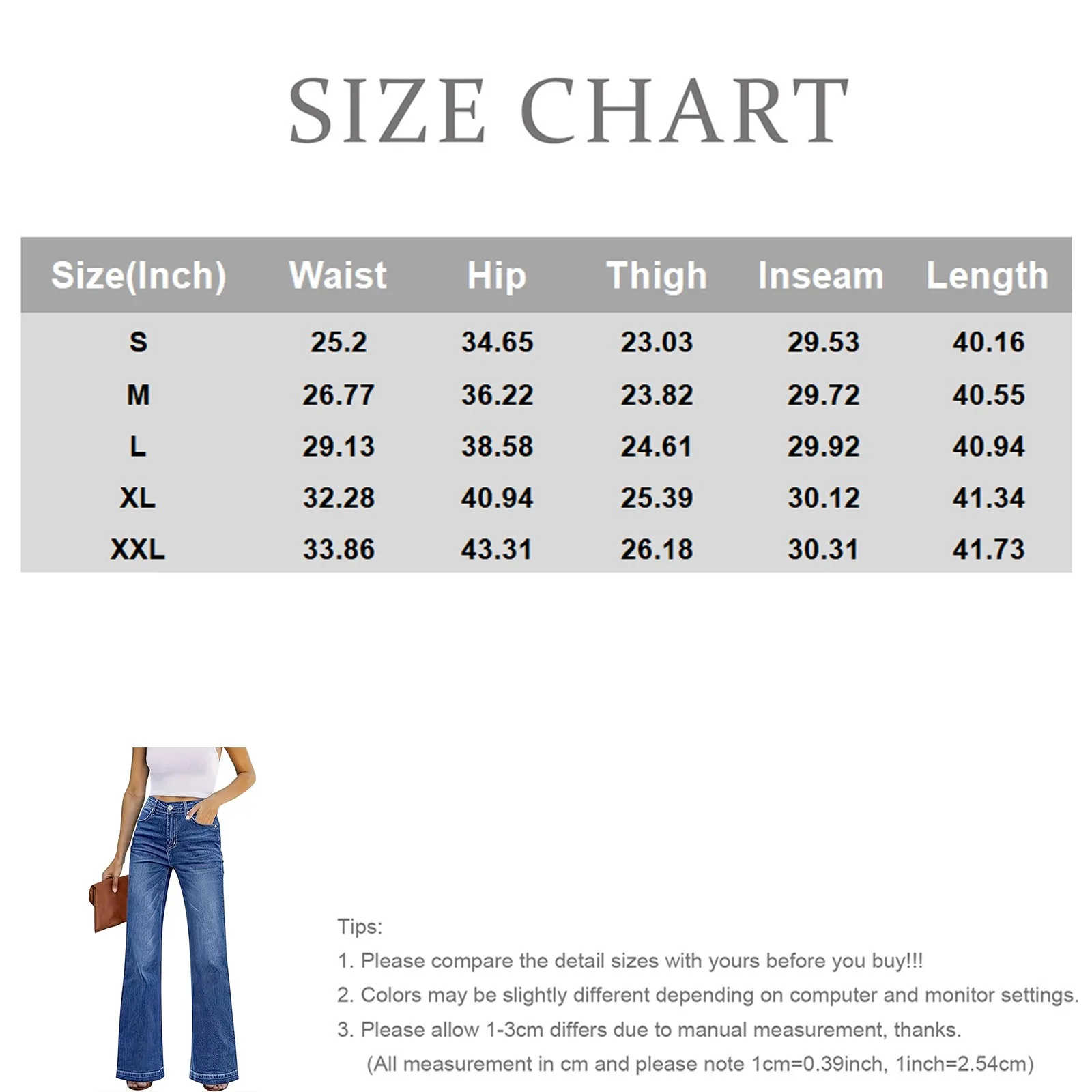 Vaqueros acampanados para mujer, Vaqueros ajustados para mujer, | Ropa de mujer · Omeda.es - Imagen 2