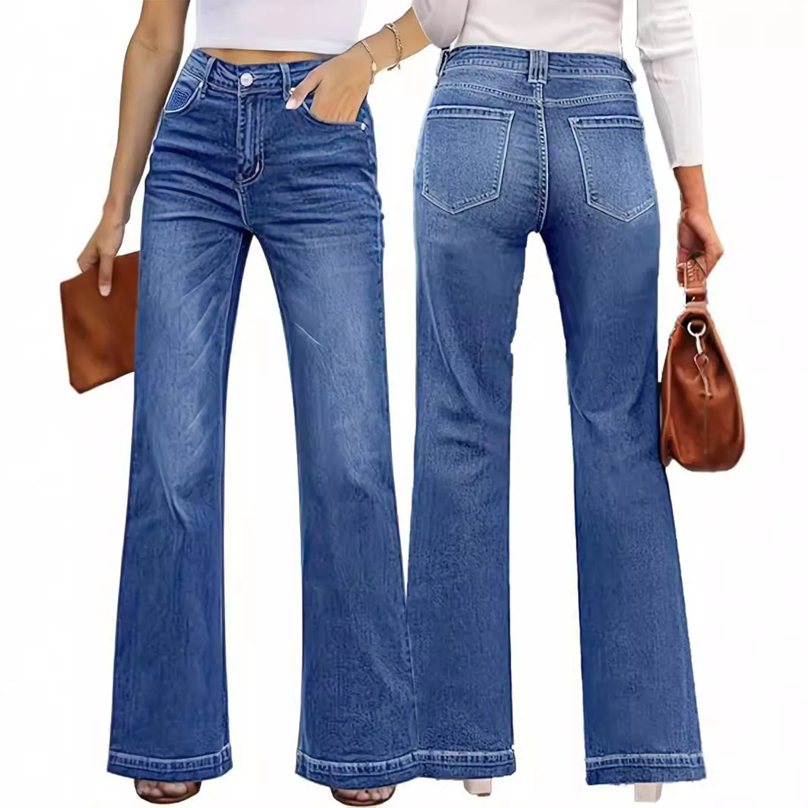 Vaqueros acampanados para mujer, Vaqueros ajustados para mujer, | Ropa de mujer · Omeda.es - Imagen 3