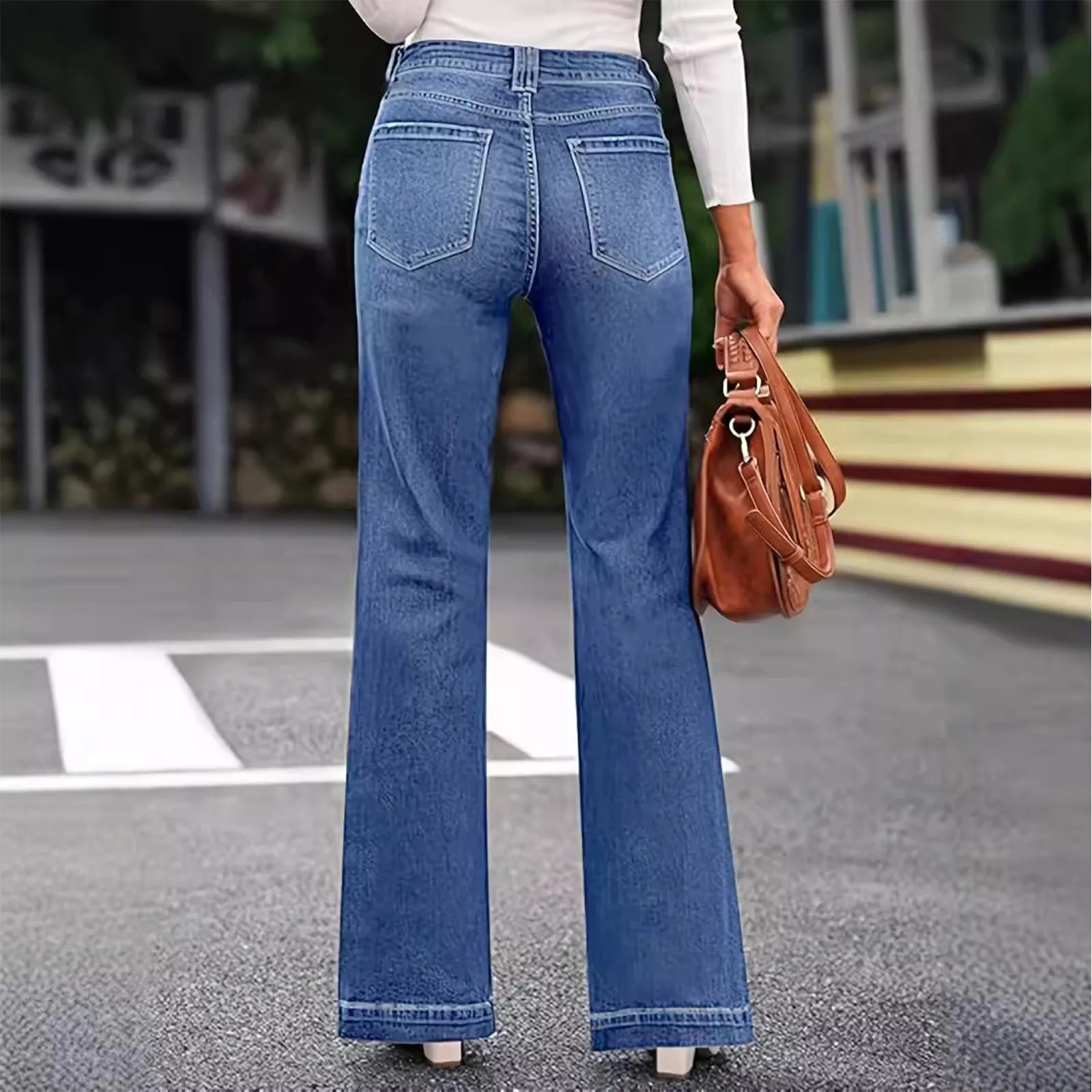 Vaqueros acampanados para mujer, Vaqueros ajustados para mujer, | Ropa de mujer · Omeda.es - Imagen 5