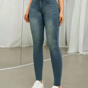 Vaqueros ajustados de cintura alta para mujer, ropa Vintage de | Ropa de mujer · Omeda.es