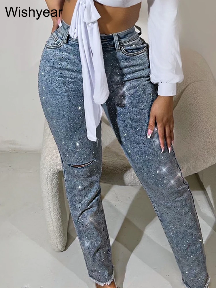 Vaqueros elásticos ajustados a la moda para mujer, pantalones pitillo | Ropa de mujer · Omeda.es - Imagen 12