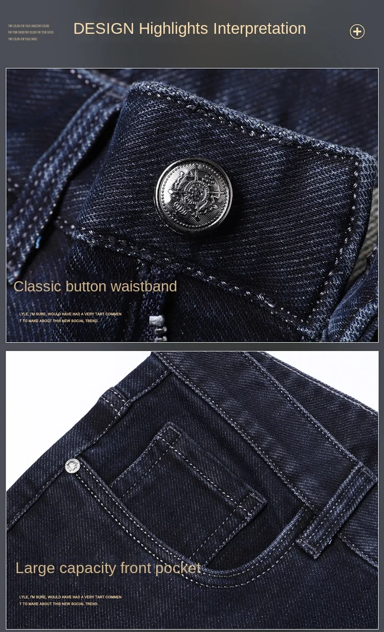 Vaqueros de pierna recta para hombre, de alta calidad, ligeros, de | Ropa de hombre · Omeda.es - Imagen 17