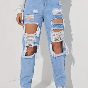 Vaqueros de pierna recta para mujer de primavera y verano. Vaqueros | Ropa de mujer · Omeda.es