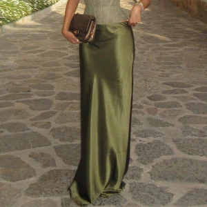 Vestido ceñido verde, conjuntos de faldas para mujer, encaje sin | Ropa de mujer · Omeda.es