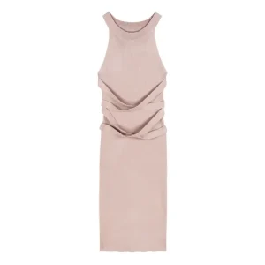 Vestido corto sin mangas para mujer, minivestido ajustado con textura | Ropa de mujer · Omeda.es