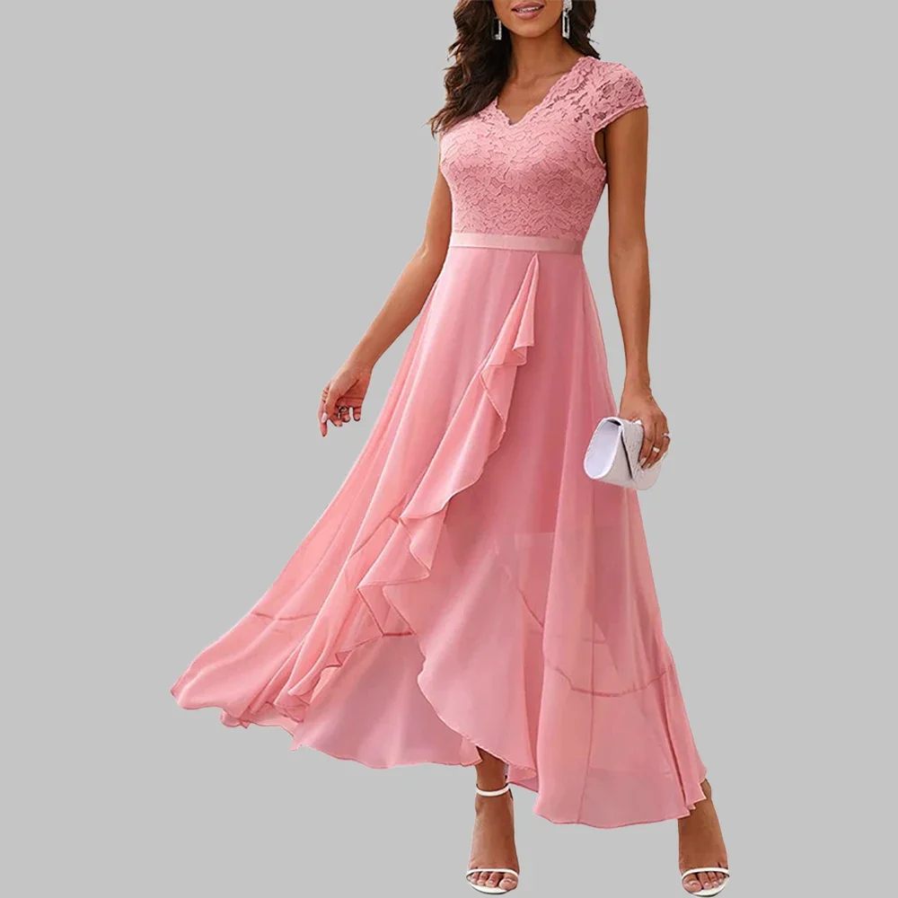 Vestido de fiesta de noche para mujer, vestidos largos de cóctel con | Ropa de mujer · Omeda.es - Imagen 10