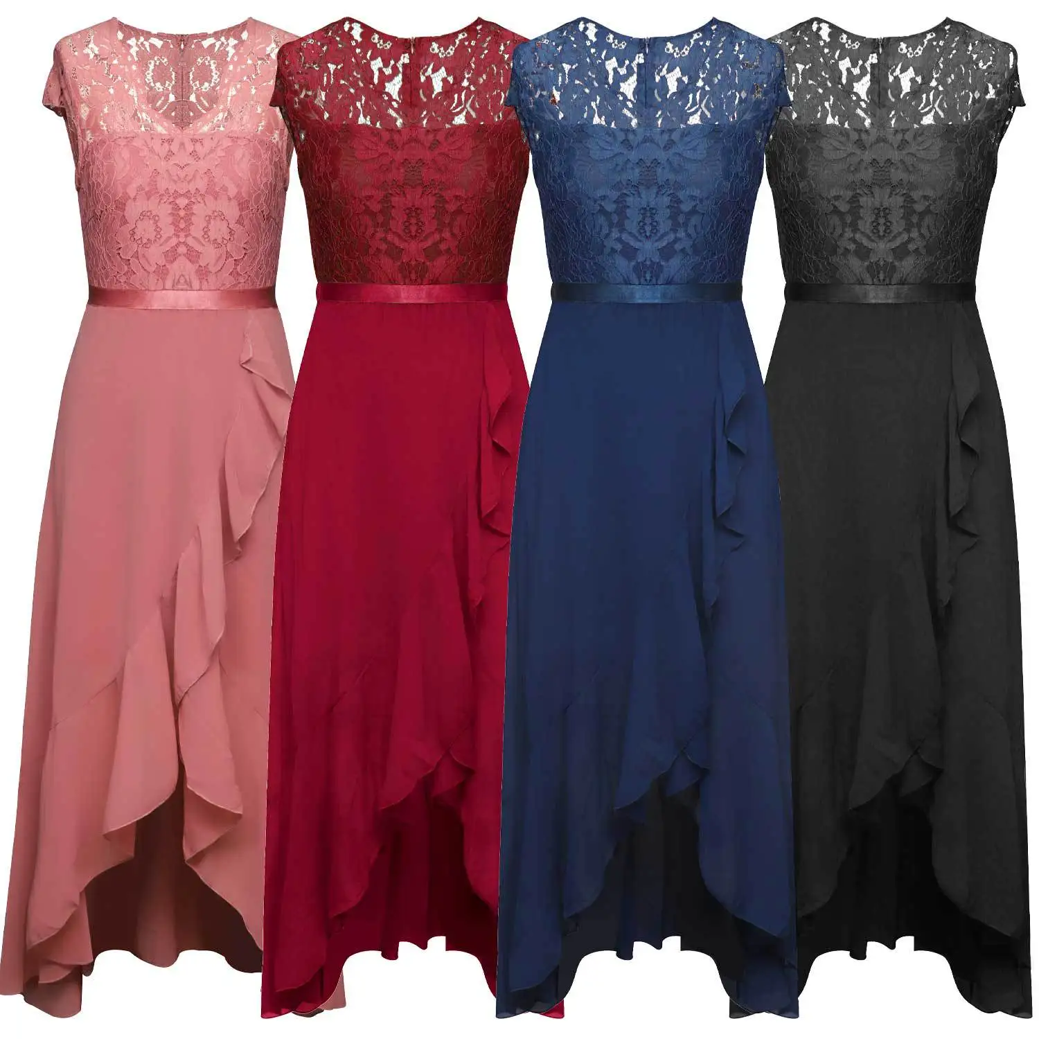 Vestido de fiesta de noche para mujer, vestidos largos de cóctel con | Ropa de mujer · Omeda.es - Imagen 9