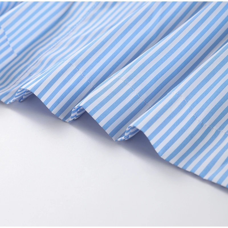 Vestido largo informal a rayas para mujer, vestidos con tapa en la | Ropa de mujer · Omeda.es - Imagen 16