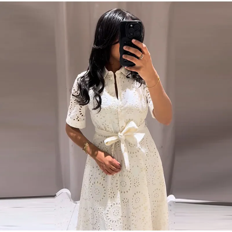 Vestido largo informal a rayas para mujer, vestidos con tapa en la | Ropa de mujer · Omeda.es - Imagen 28