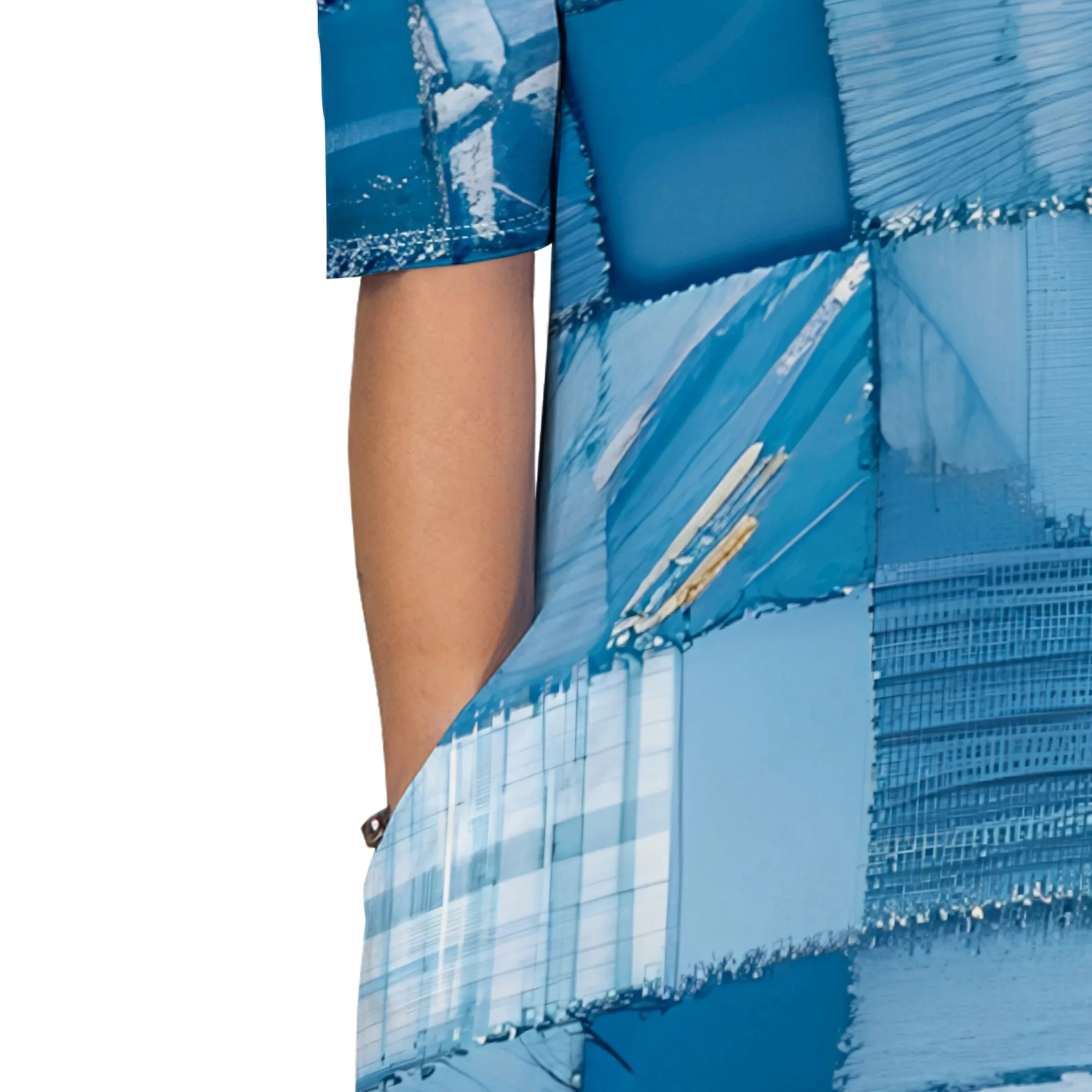 Vestido largo de manga corta estampado a la moda para mujer Vestido | Ropa de mujer · Omeda.es - Imagen 9