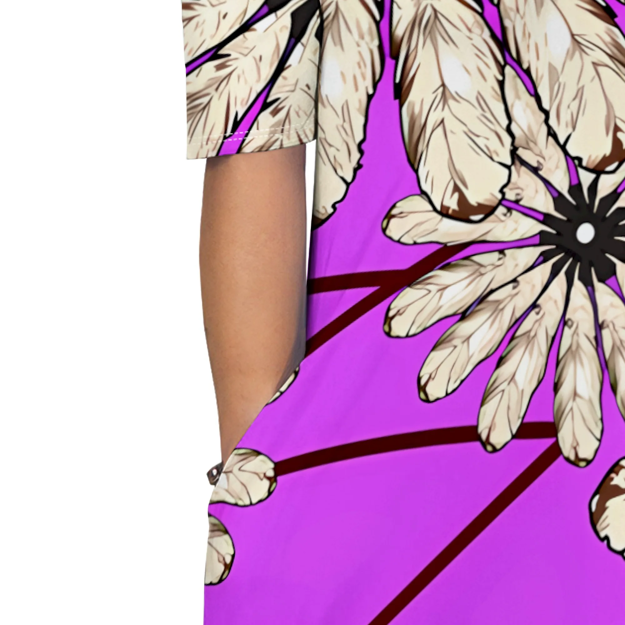 Vestido largo de manga corta estampado a la moda para mujer Vestido | Ropa de mujer · Omeda.es - Imagen 9