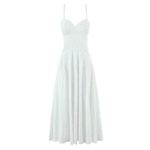 Vestido de mujer 2025 nueva moda de verano Vintage blanco con paneles | Ropa de mujer · Omeda.es