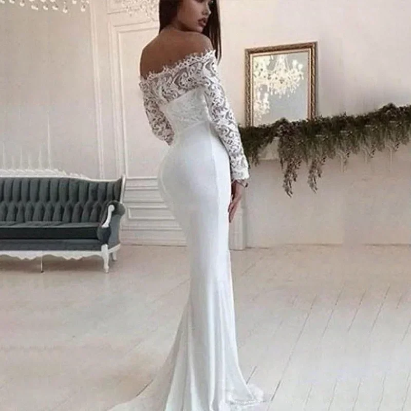 Vestido de novia francés a la moda para mujer, Vestidos de noche de | Ropa de mujer · Omeda.es