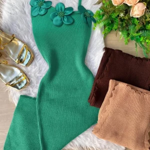 Vestidos Elegantes y sexis para mujer, vestido ajustado de punto con | Ropa de mujer · Omeda.es