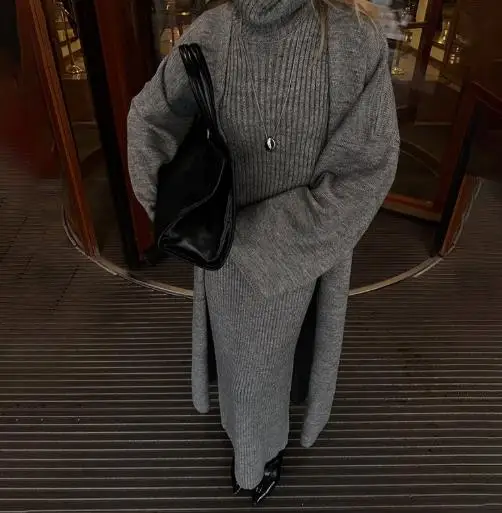 Vestidos de mujer trajes 2025 Otoño/Invierno nueva moda cuello alto | Ropa de mujer · Omeda.es - Imagen 10