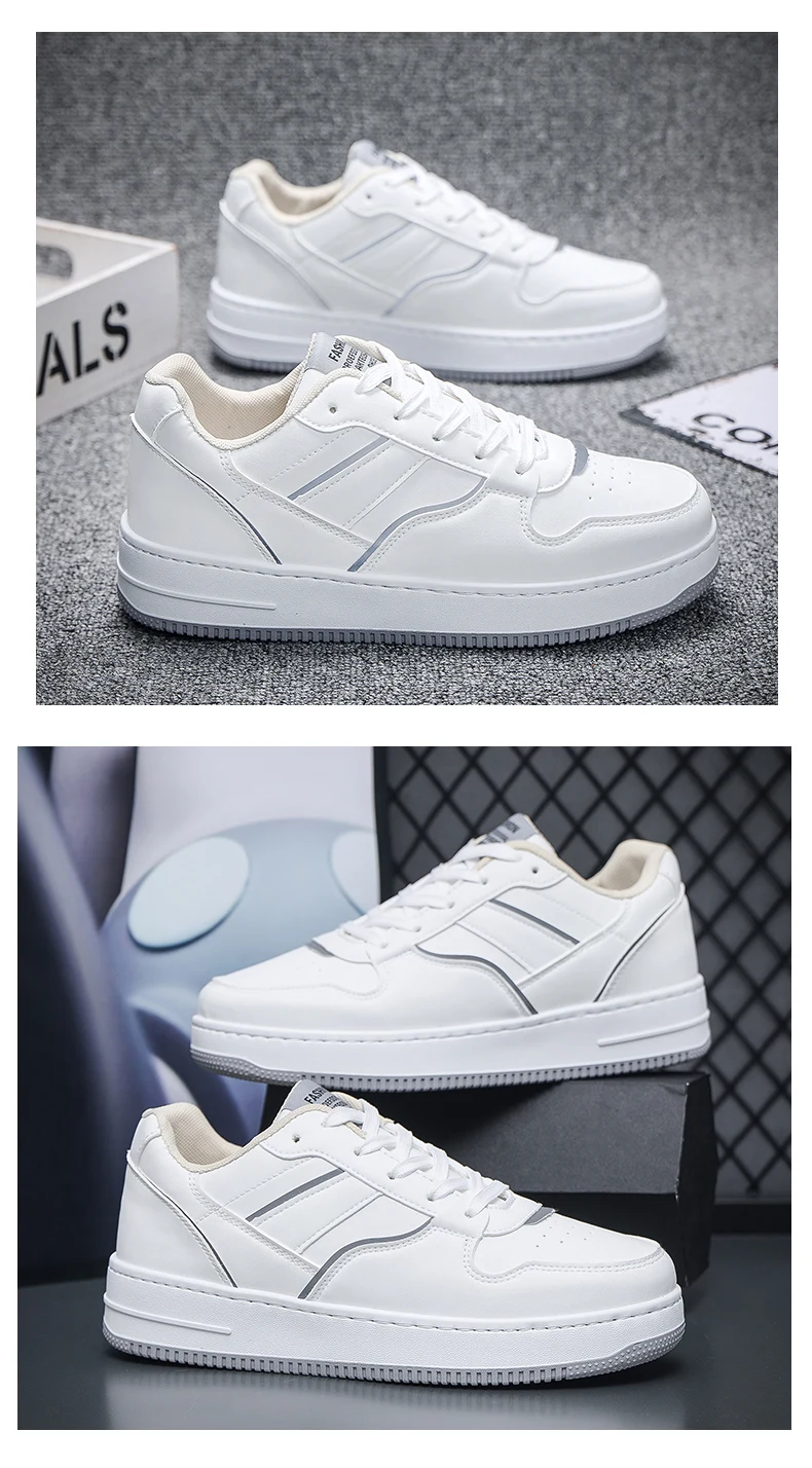 Zapatillas de deporte informales blancas para hombre, zapatos | Zapatos y calzado · Omeda.es - Imagen 14