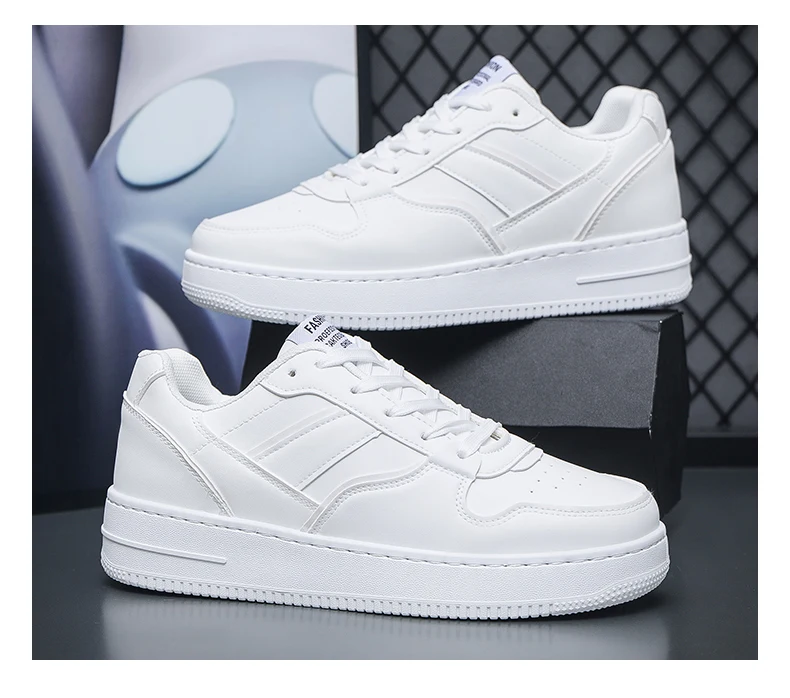 Zapatillas de deporte informales blancas para hombre, zapatos | Zapatos y calzado · Omeda.es - Imagen 20