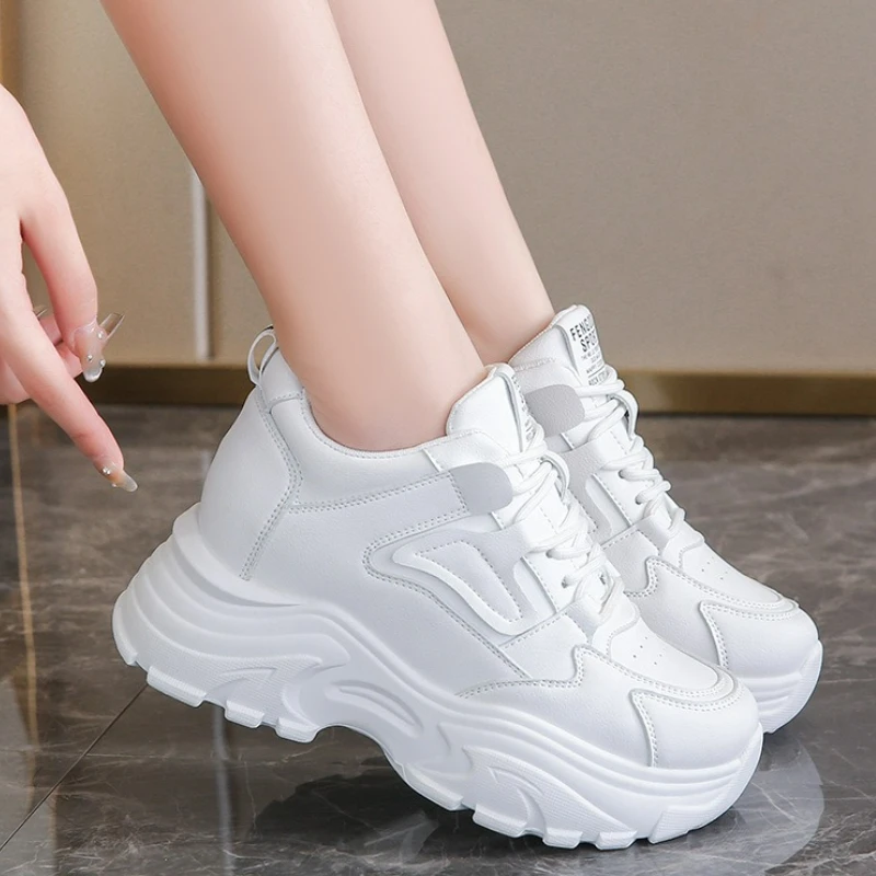 Zapatillas de deporte para mujer, zapatos de plataforma blancos, | Zapatos y calzado · Omeda.es - Imagen 5