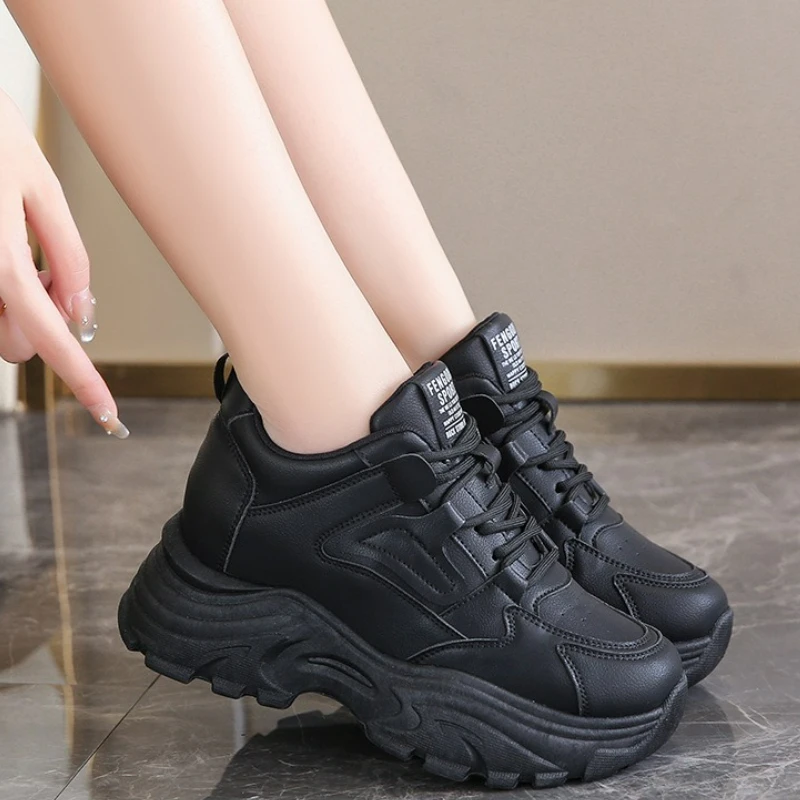 Zapatillas de deporte para mujer, zapatos de plataforma blancos, | Zapatos y calzado · Omeda.es - Imagen 8